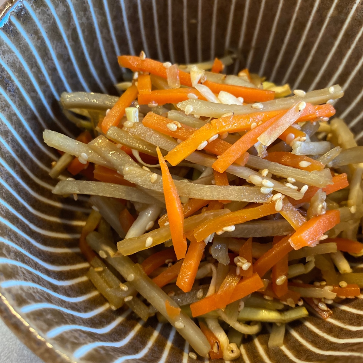 業スーのごぼうにんじんミックスで時短きんぴら レシピ 作り方 By くま大好きゆうくんママ 楽天レシピ